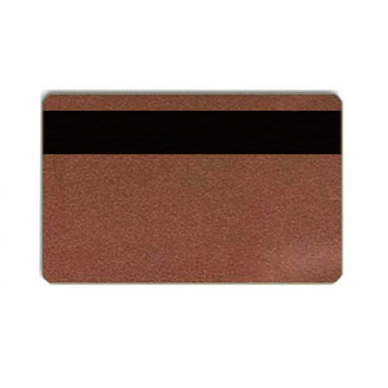 Bilde av Blank bronze cards with HI-CO magnetic stripe- IS0-7811-6 (CR80). 70102231 (DE,SE,NO,FI,RO,PL)